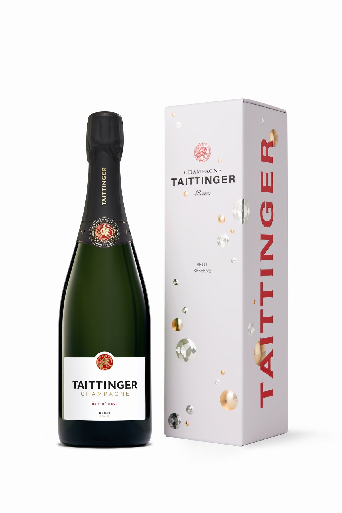 Taittinger Brut Res Nv In Gift Box 750ml