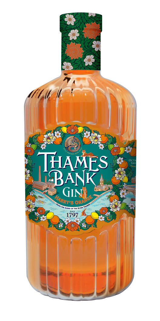 Thames Bank Harrys Orange Gin 750ml