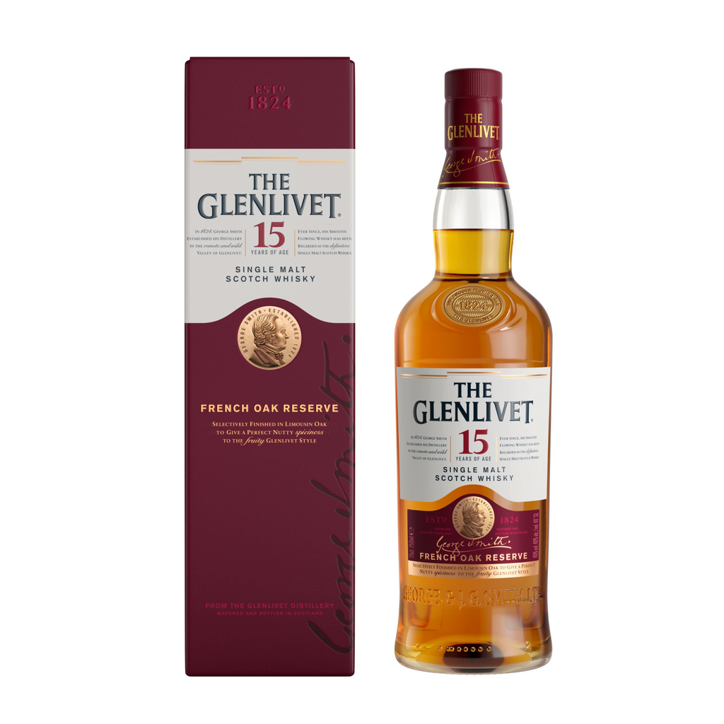 The Glenlivet 15 Year Old Single Malt Scotch Whisky 750ml