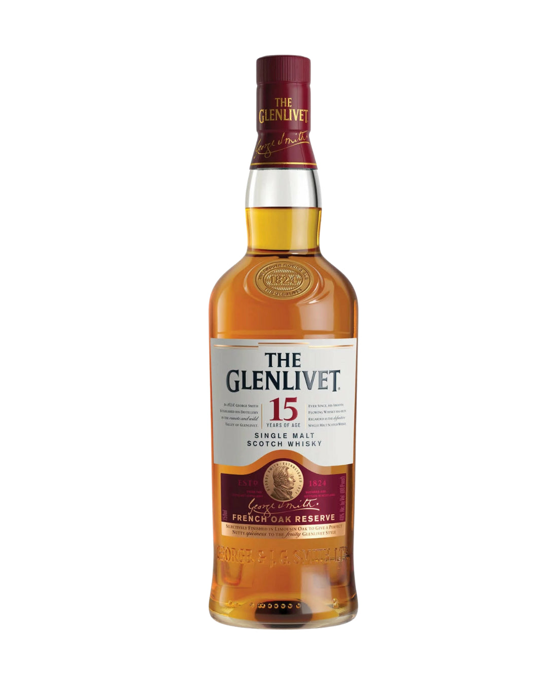 The Glenlivet 15 Year Old Single Malt Scotch Whisky 750ml
