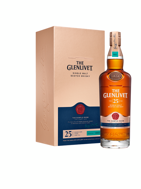 The Glenlivet 25 Year Old Single Malt Scotch Whisky 750ml