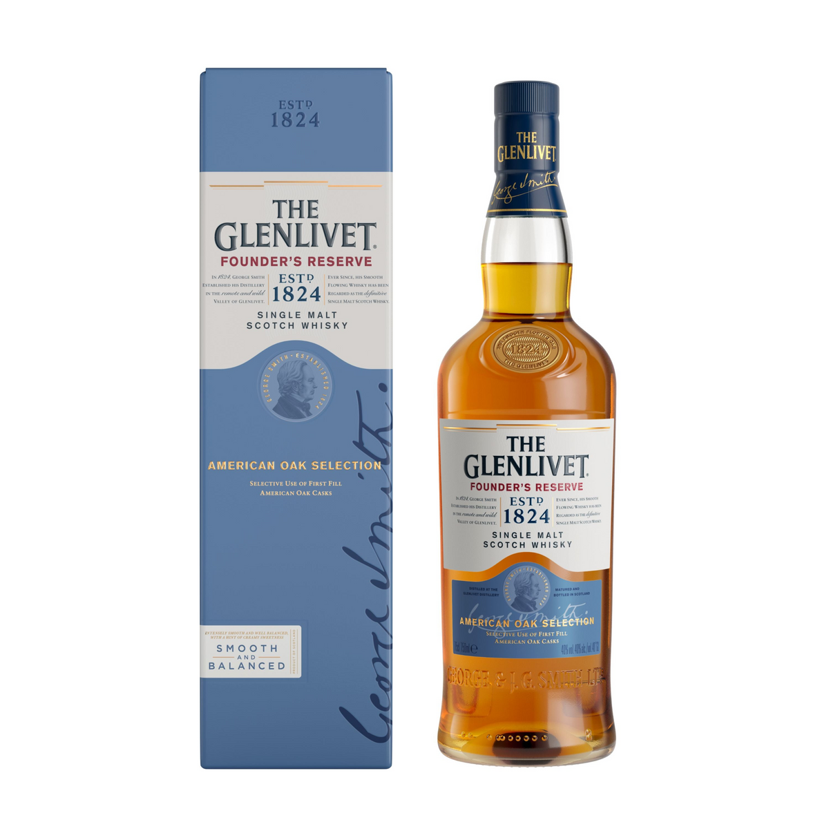 The Glenlivet Founders Reserve Single Malt Scotch Whisky 750ml