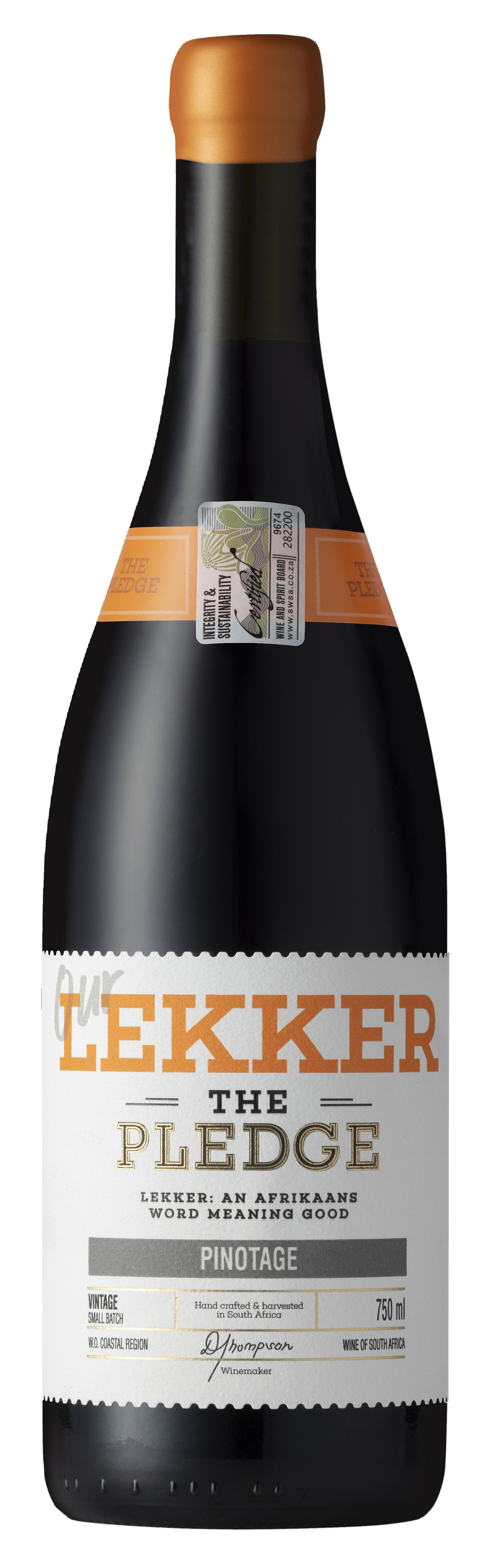 The Pledge Our Lekker Pinotage 750ml