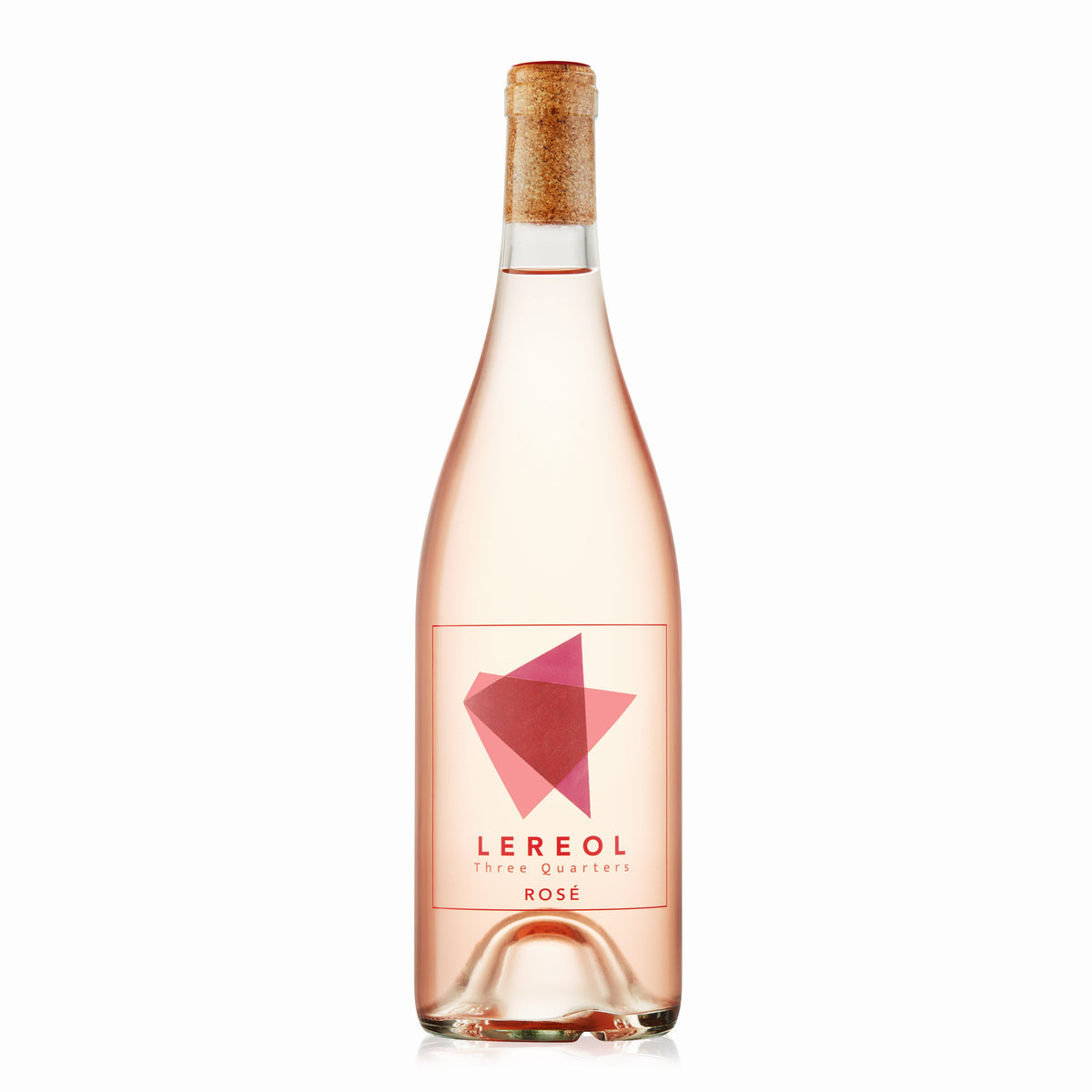 Three Quarters Lereol Rose 750ml