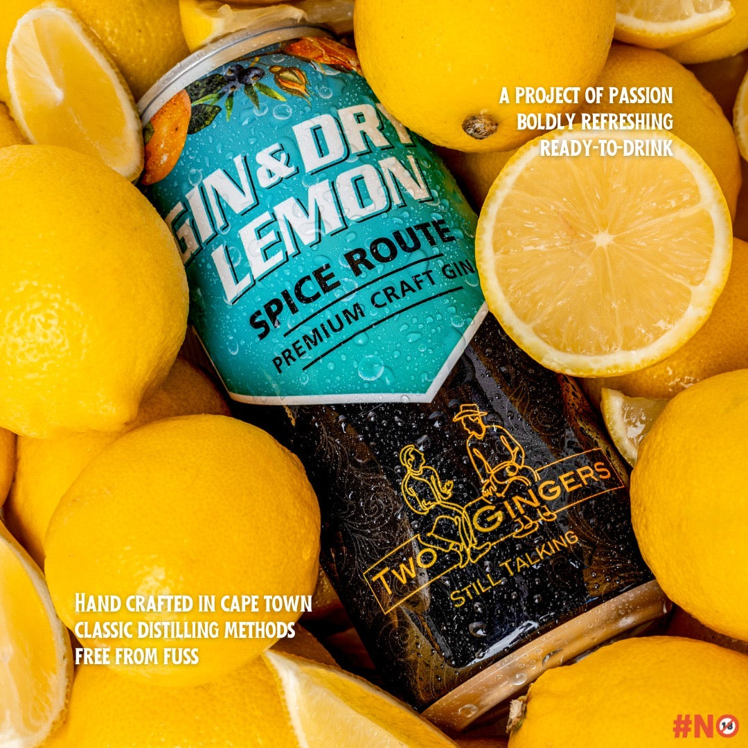 Two Gingers Spice Route Gin And Dry Lemon 440Ml