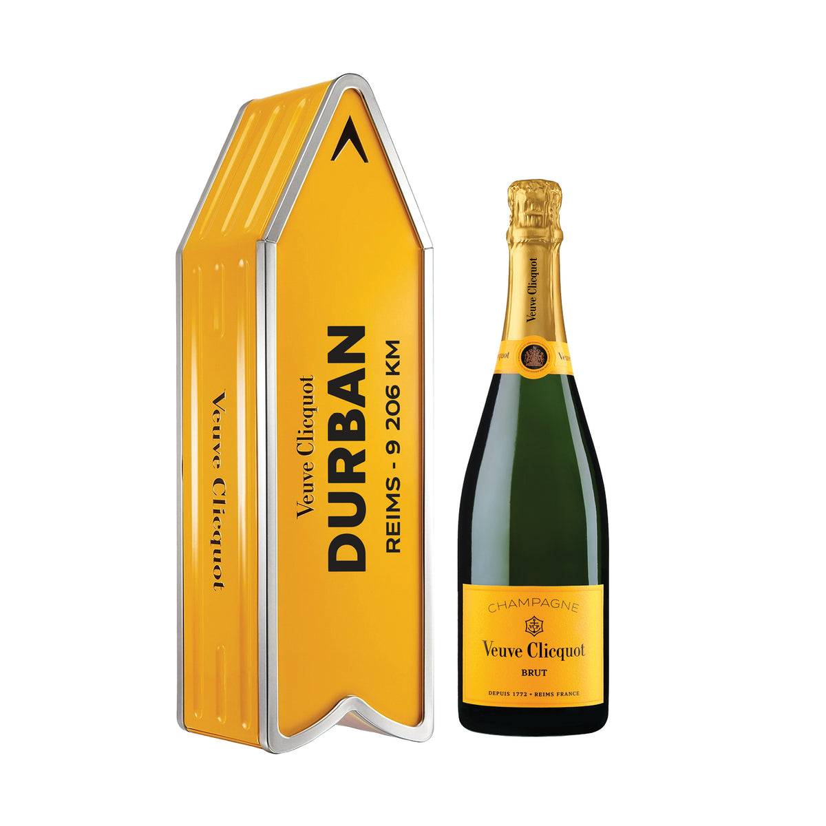 Veuve Clicquot Yellow Label Personalised DBN Arrow 750Ml