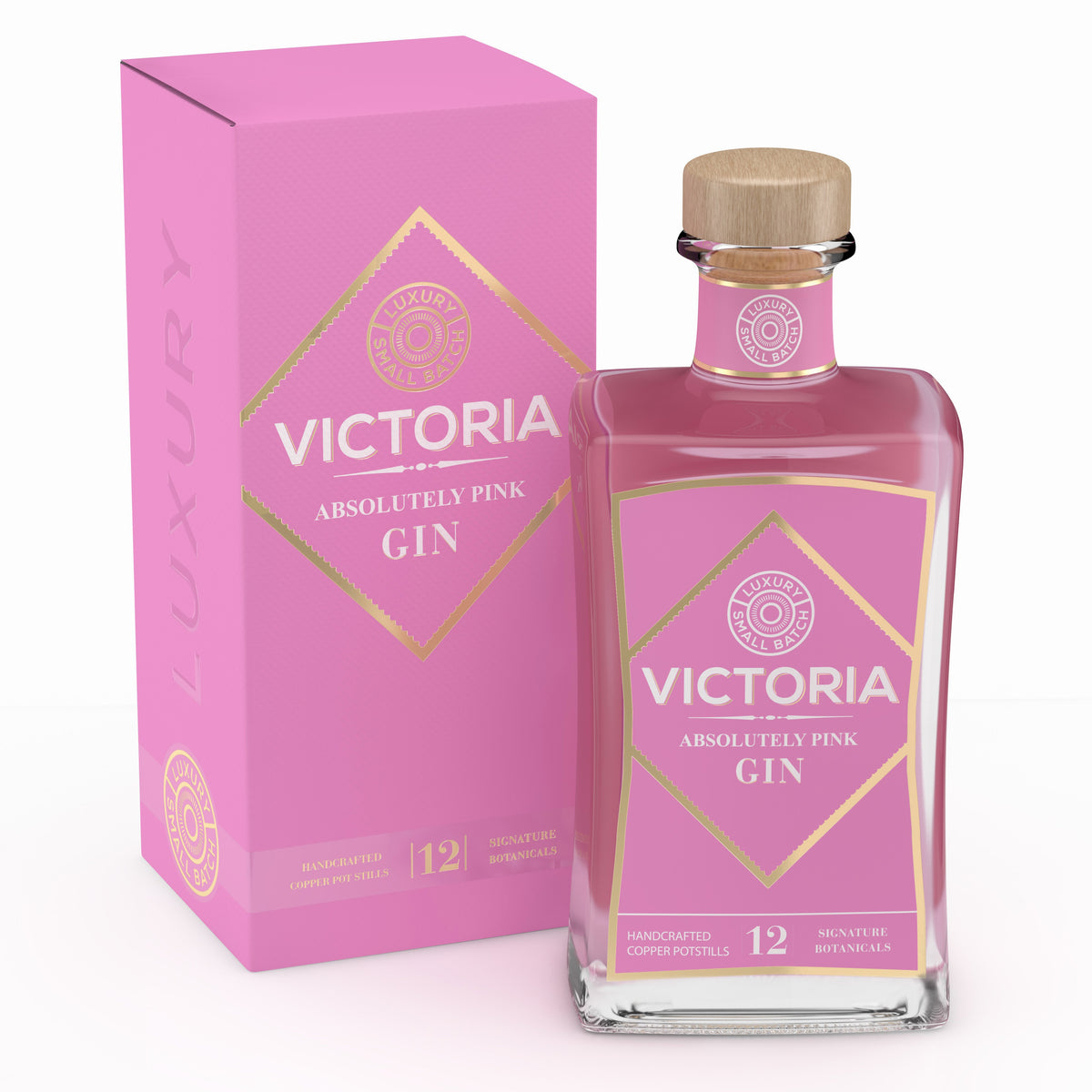 Victoria Pink Gin 750ml