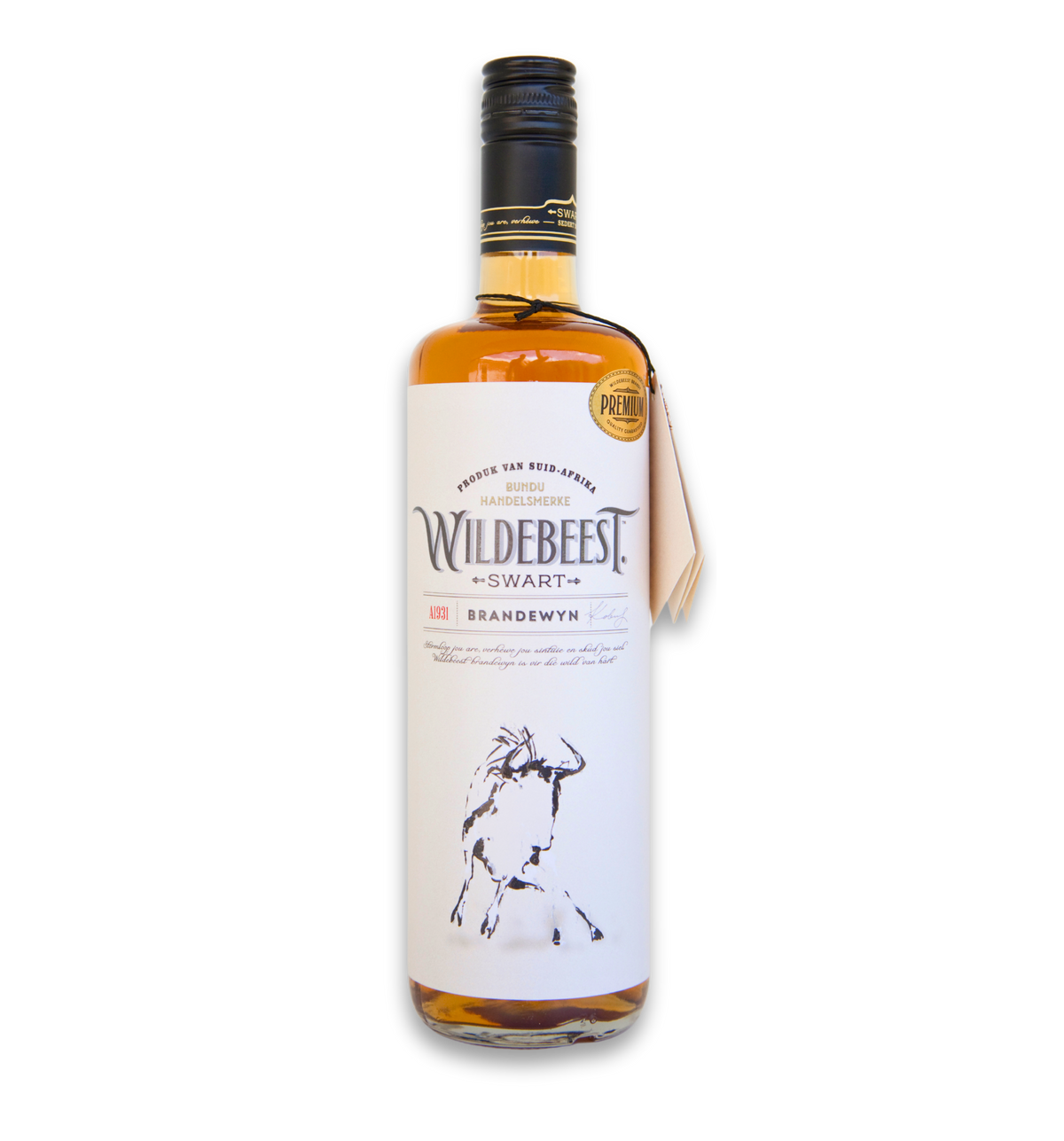 Wildebeest Brandewyn Swart 750ml