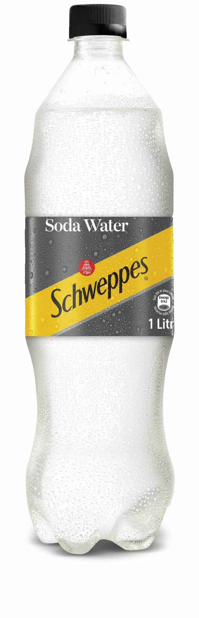 Schweppes Soda Water 1L Plastic