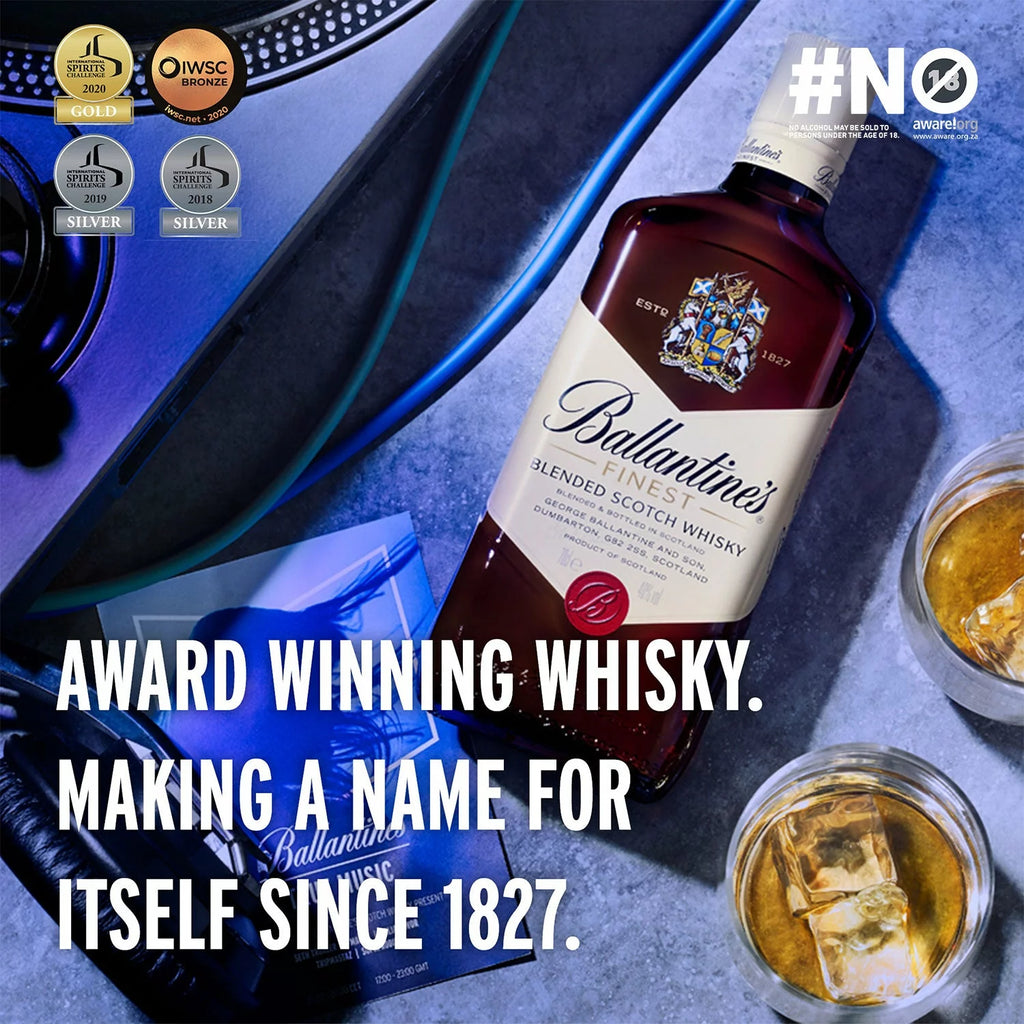 Ballantines Finest Blended Scotch Whisky 750ml
