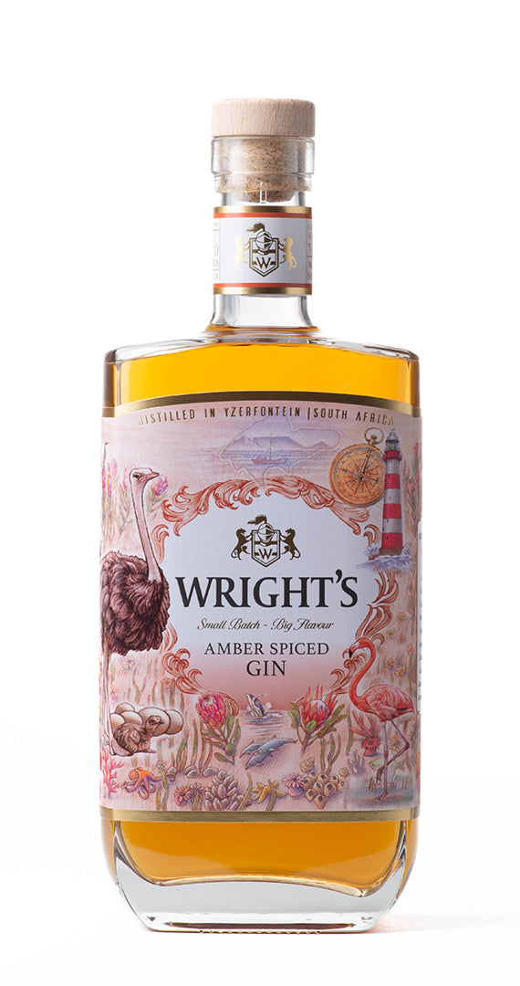 Wrights Amber Spiced Gin 750Ml