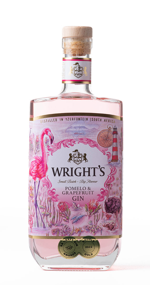 Wrights Pomelo & Grapefruit Gin 750Ml