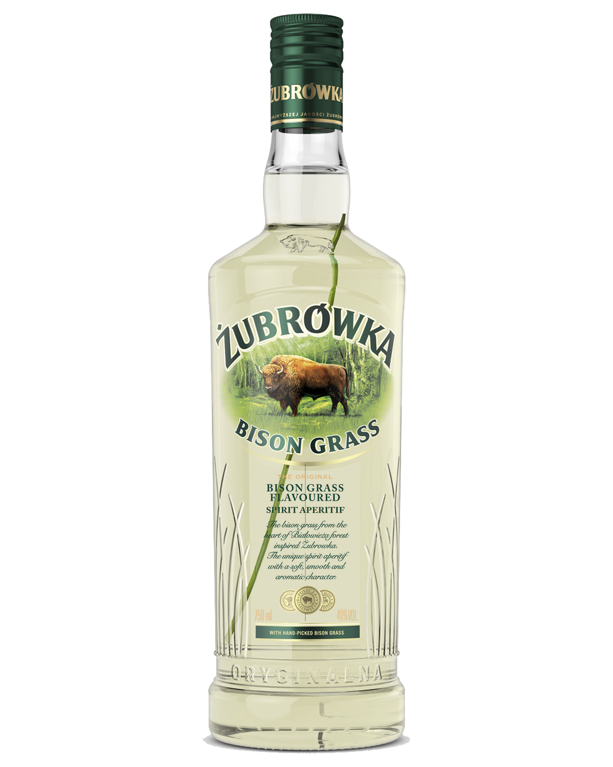 Zubrowka Bison Grass Polish Vodka